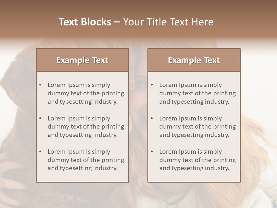 Young White Smiling PowerPoint Template