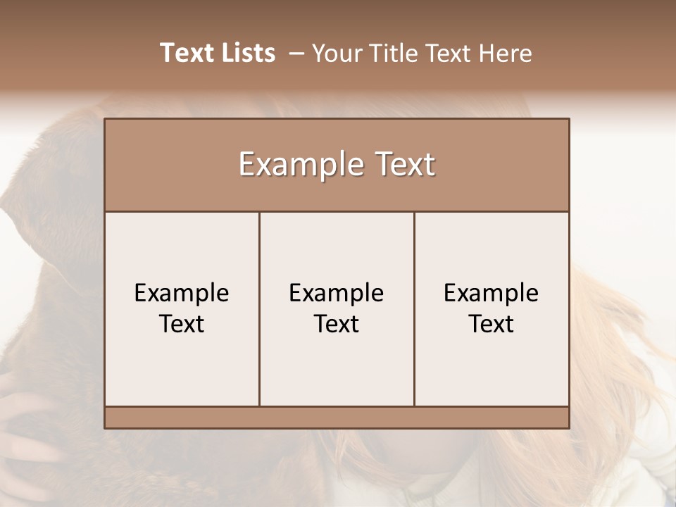 Young White Smiling PowerPoint Template