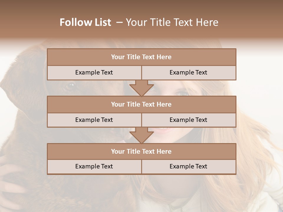 Young White Smiling PowerPoint Template