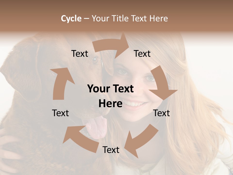 Young White Smiling PowerPoint Template
