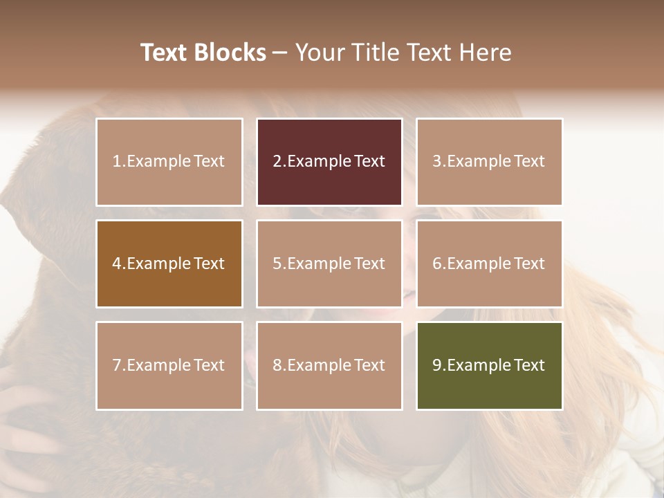 Young White Smiling PowerPoint Template