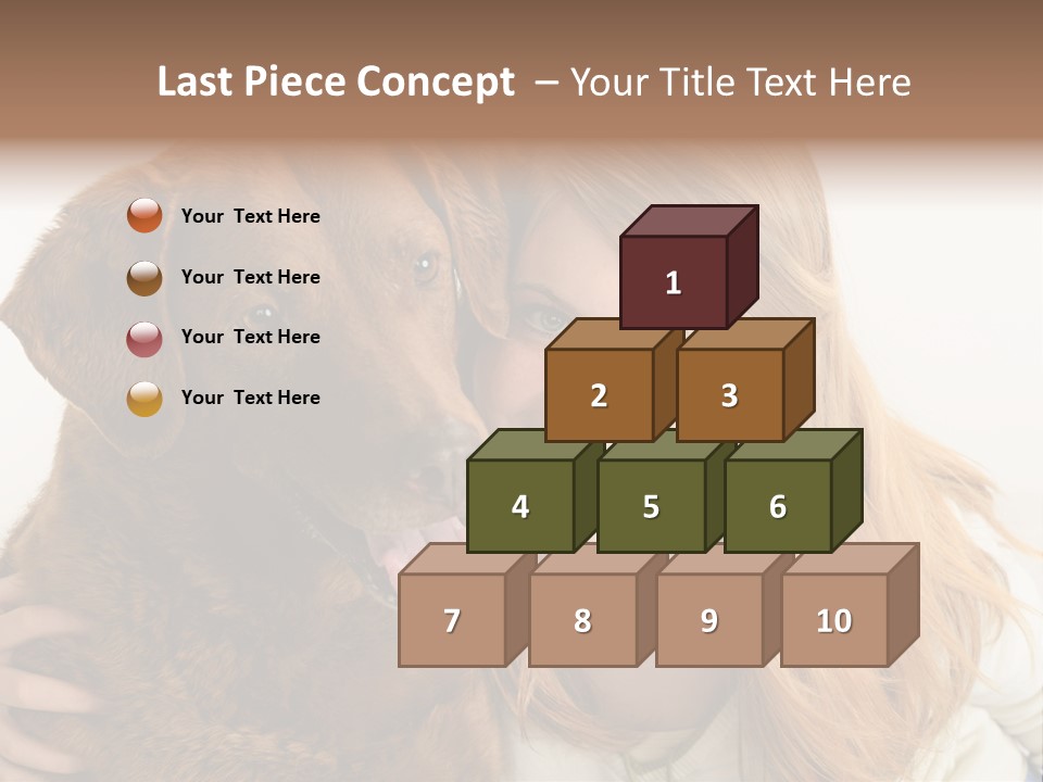 Young White Smiling PowerPoint Template