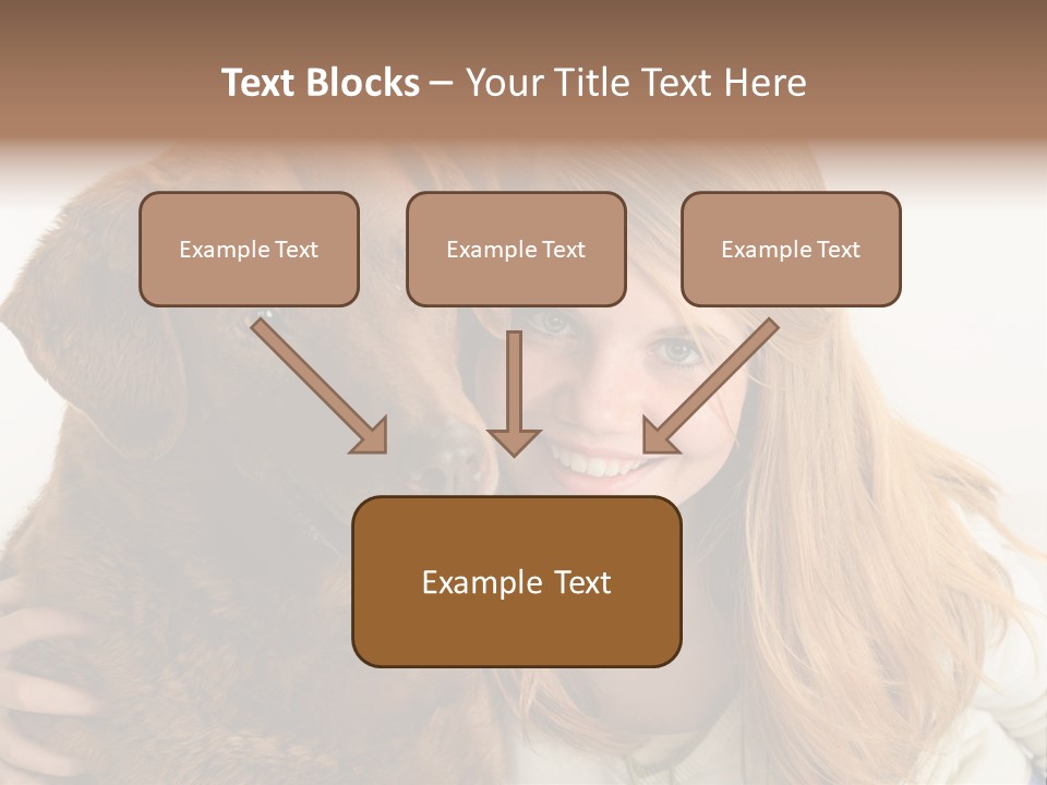 Young White Smiling PowerPoint Template