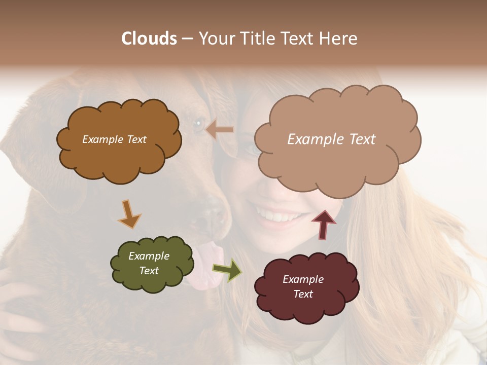 Young White Smiling PowerPoint Template