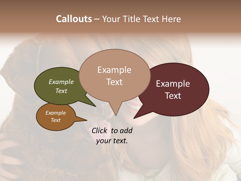 Young White Smiling PowerPoint Template