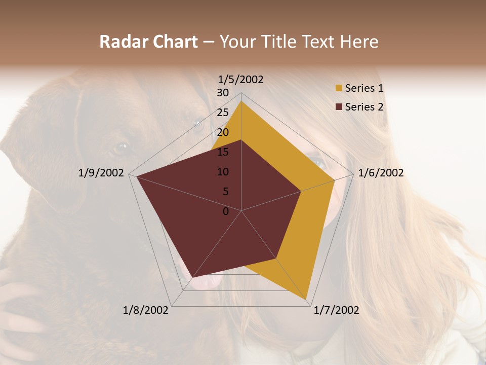 Young White Smiling PowerPoint Template