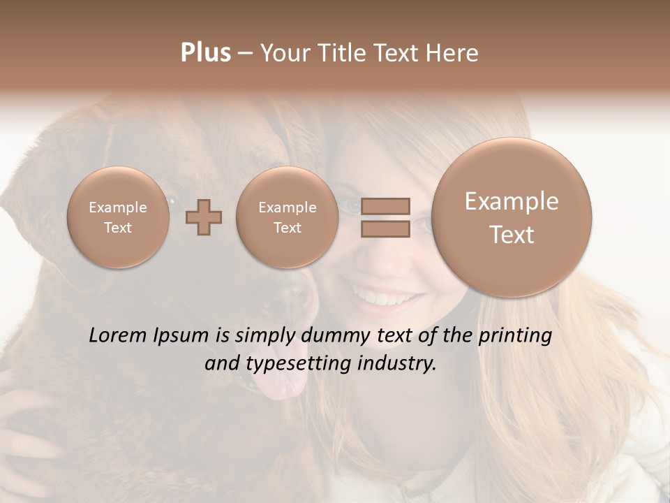 Young White Smiling PowerPoint Template