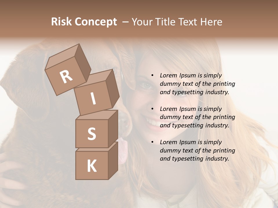 Young White Smiling PowerPoint Template