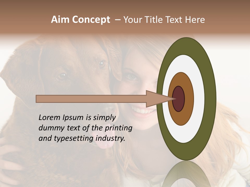 Young White Smiling PowerPoint Template