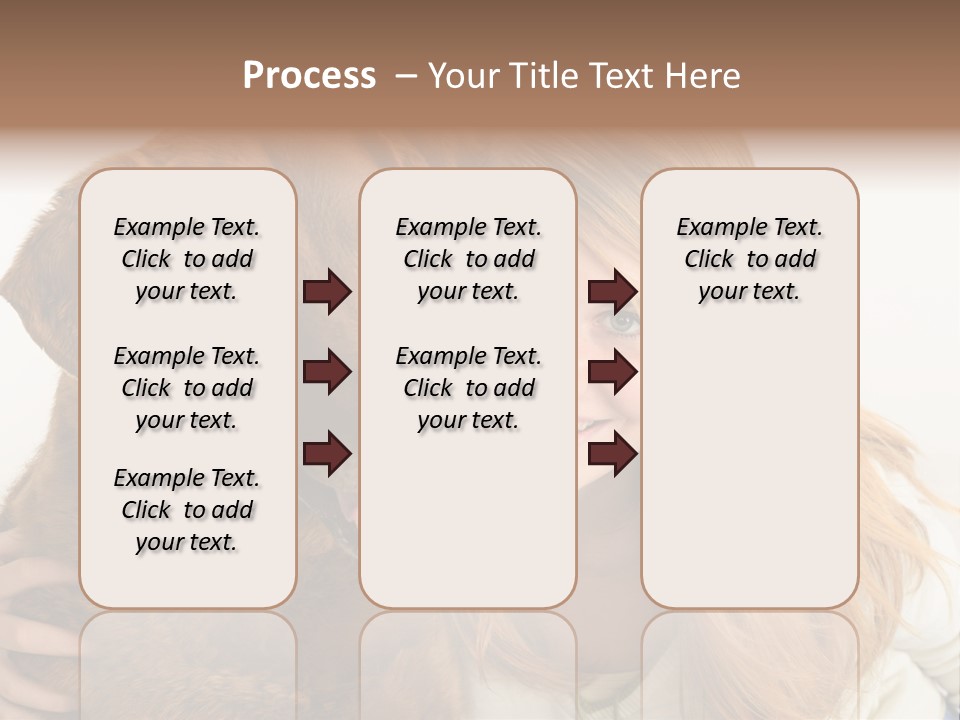 Young White Smiling PowerPoint Template