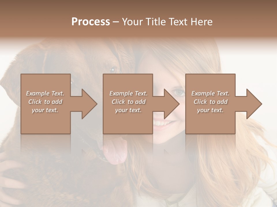 Young White Smiling PowerPoint Template