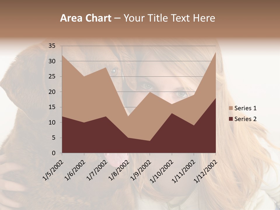 Young White Smiling PowerPoint Template