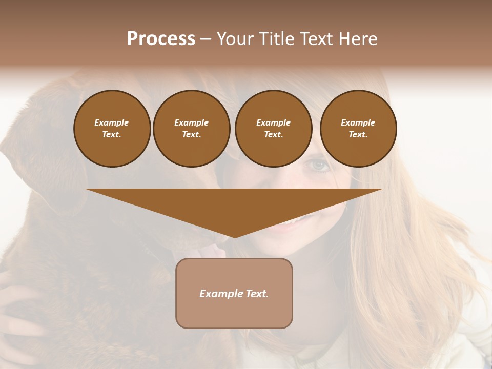 Young White Smiling PowerPoint Template