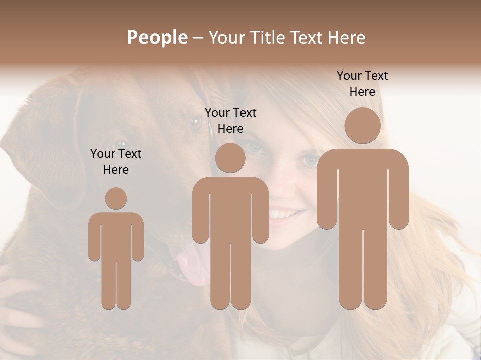 Young White Smiling PowerPoint Template