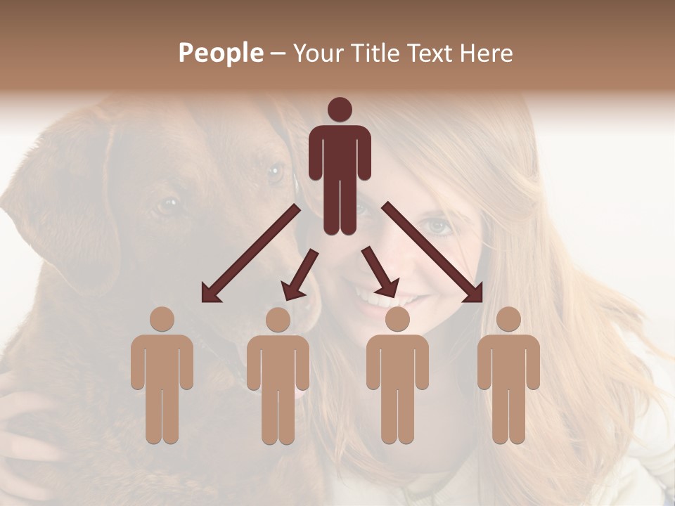 Young White Smiling PowerPoint Template