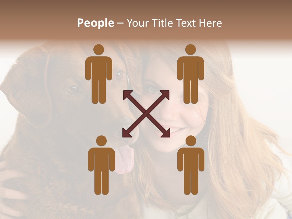 Young White Smiling PowerPoint Template