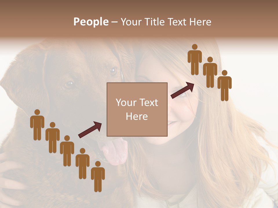 Young White Smiling PowerPoint Template