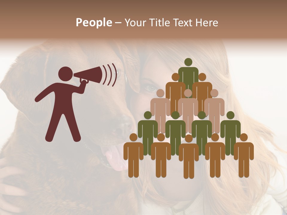 Young White Smiling PowerPoint Template