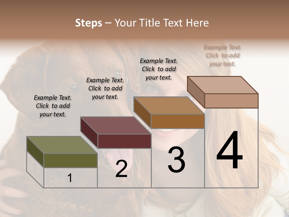 Young White Smiling PowerPoint Template