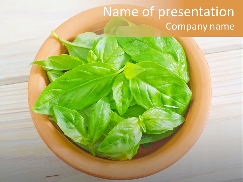 Freshness Meal Aroma PowerPoint Template