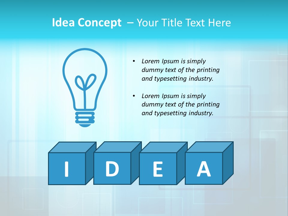 Abstract Spectrum Template PowerPoint Template