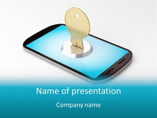Secrecy Render Digitally Generated Image PowerPoint Template