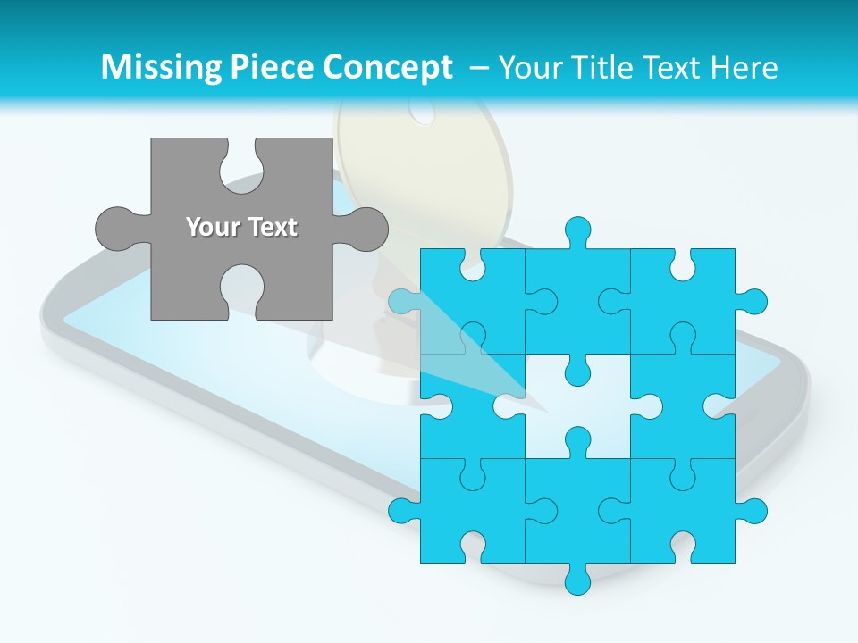 Secrecy Render Digitally Generated Image PowerPoint Template