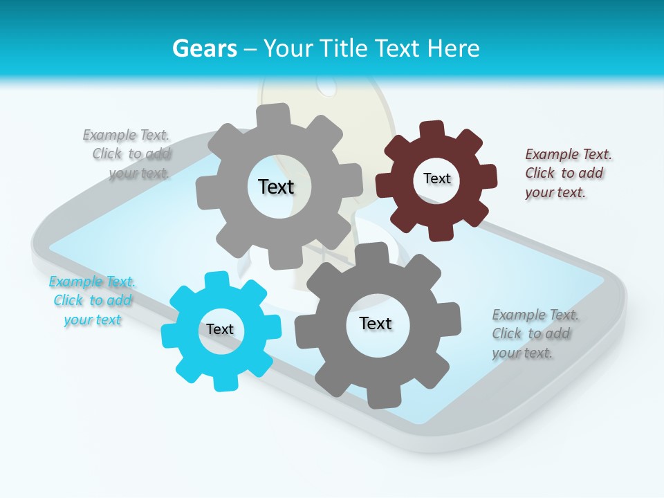 Secrecy Render Digitally Generated Image PowerPoint Template