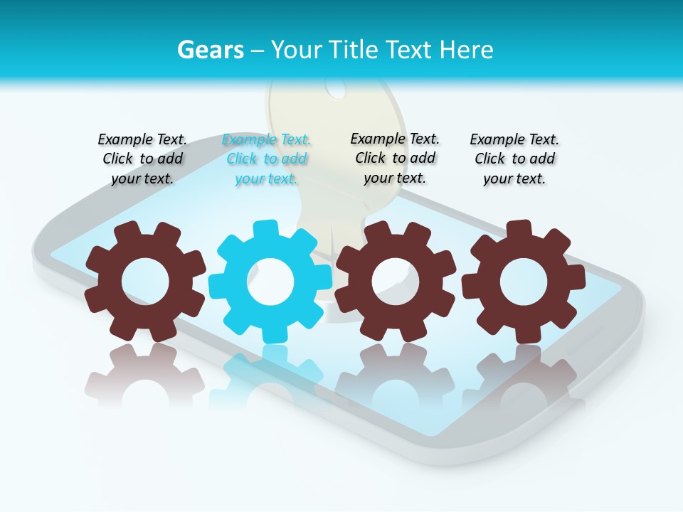 Secrecy Render Digitally Generated Image PowerPoint Template