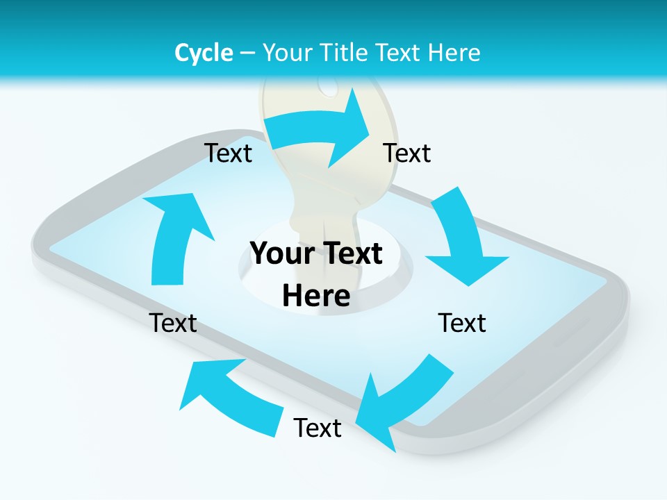 Secrecy Render Digitally Generated Image PowerPoint Template