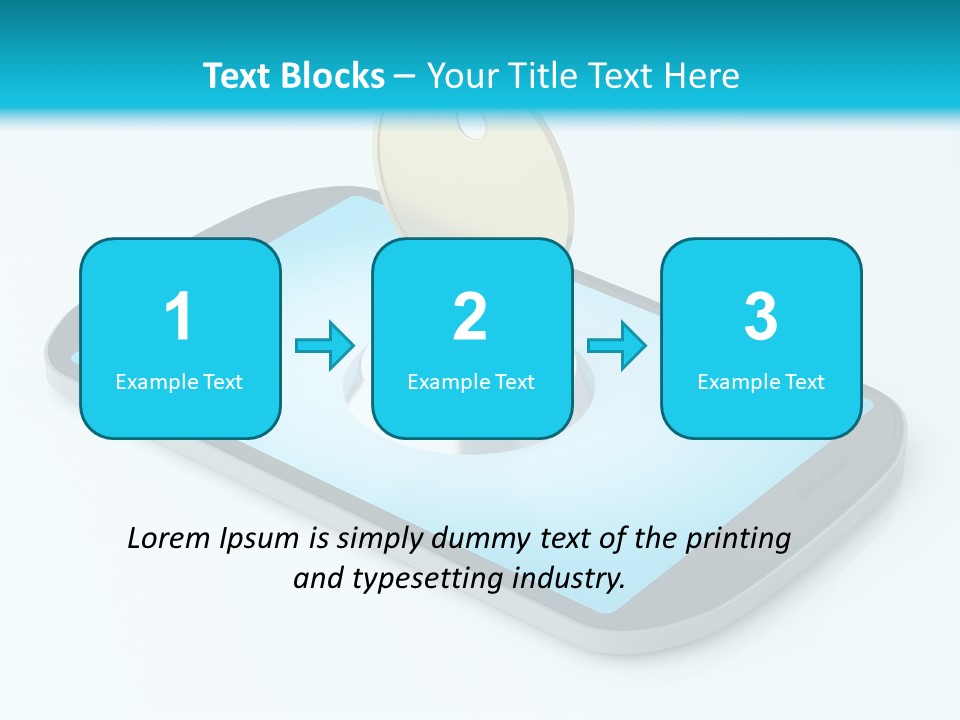 Secrecy Render Digitally Generated Image PowerPoint Template