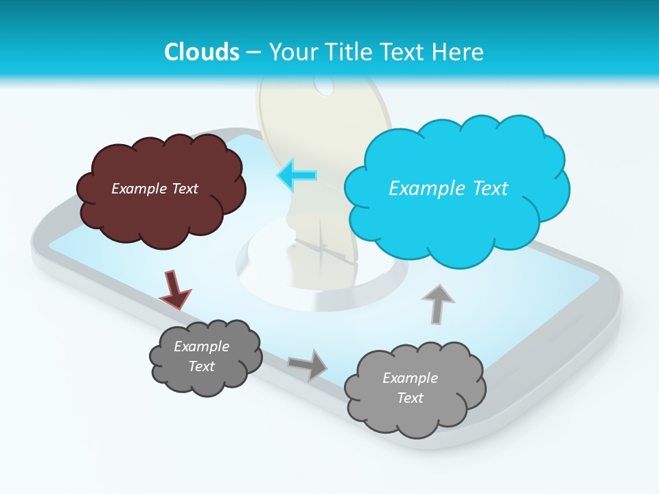 Secrecy Render Digitally Generated Image PowerPoint Template