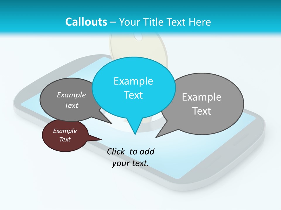 Secrecy Render Digitally Generated Image PowerPoint Template