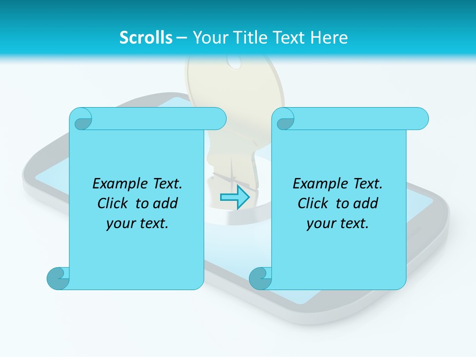 Secrecy Render Digitally Generated Image PowerPoint Template