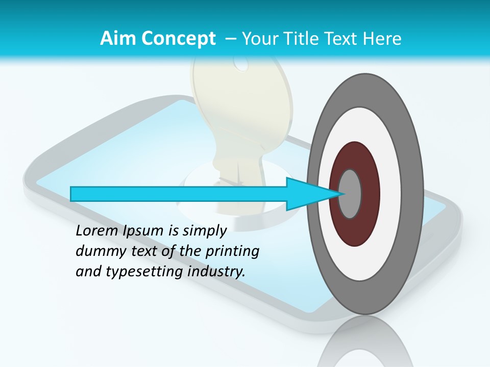 Secrecy Render Digitally Generated Image PowerPoint Template