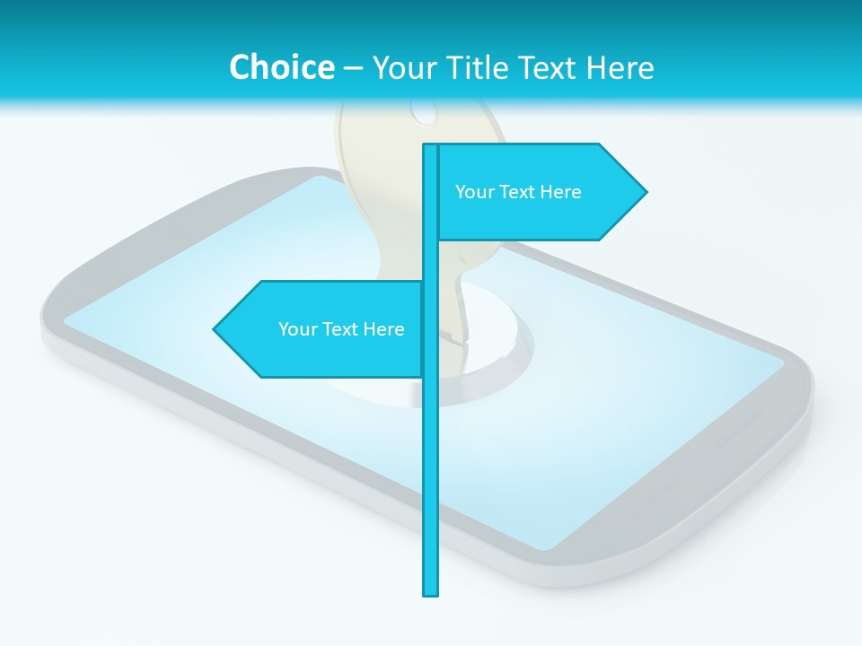 Secrecy Render Digitally Generated Image PowerPoint Template