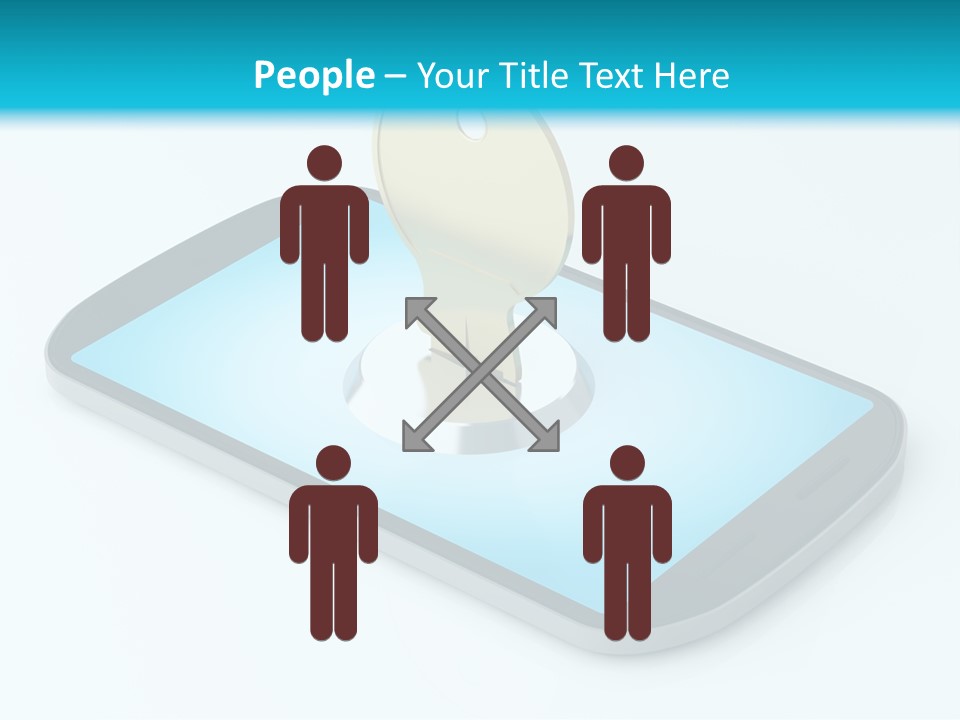 Secrecy Render Digitally Generated Image PowerPoint Template