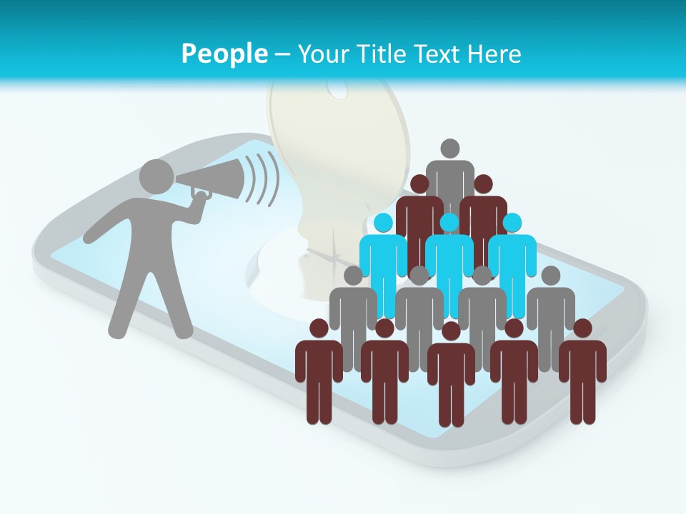 Secrecy Render Digitally Generated Image PowerPoint Template