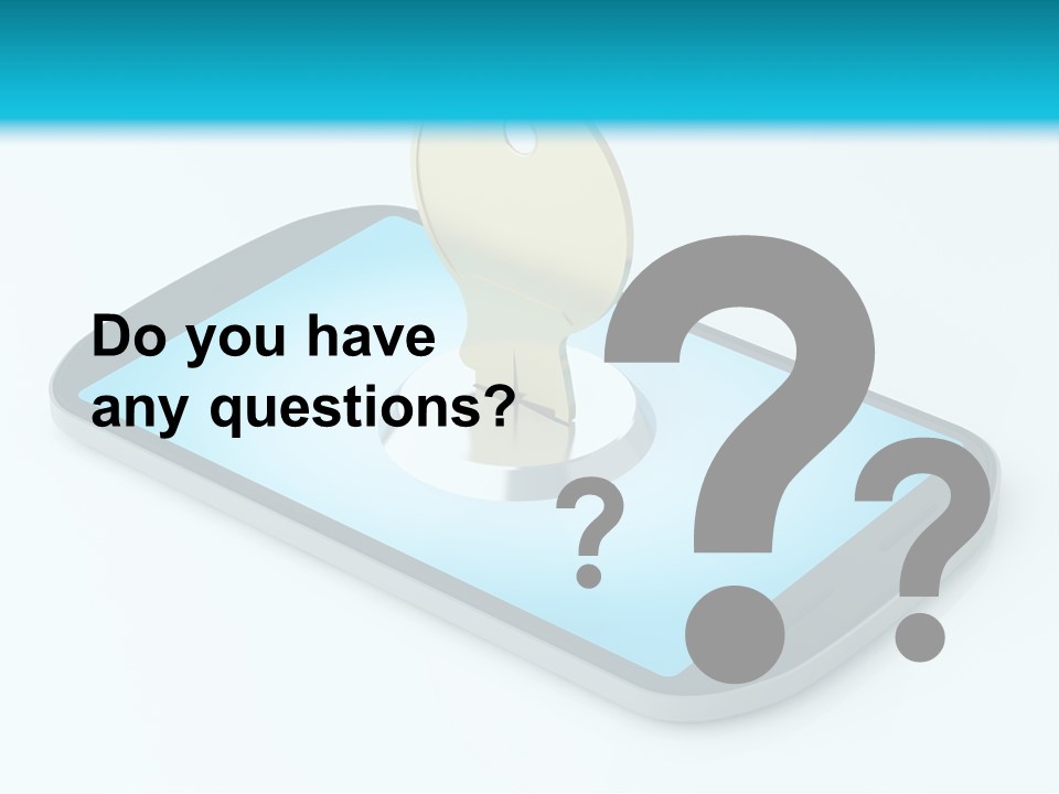 Secrecy Render Digitally Generated Image PowerPoint Template