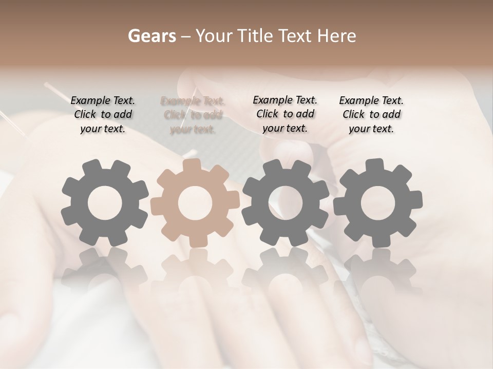 Women Closed Shu PowerPoint Template