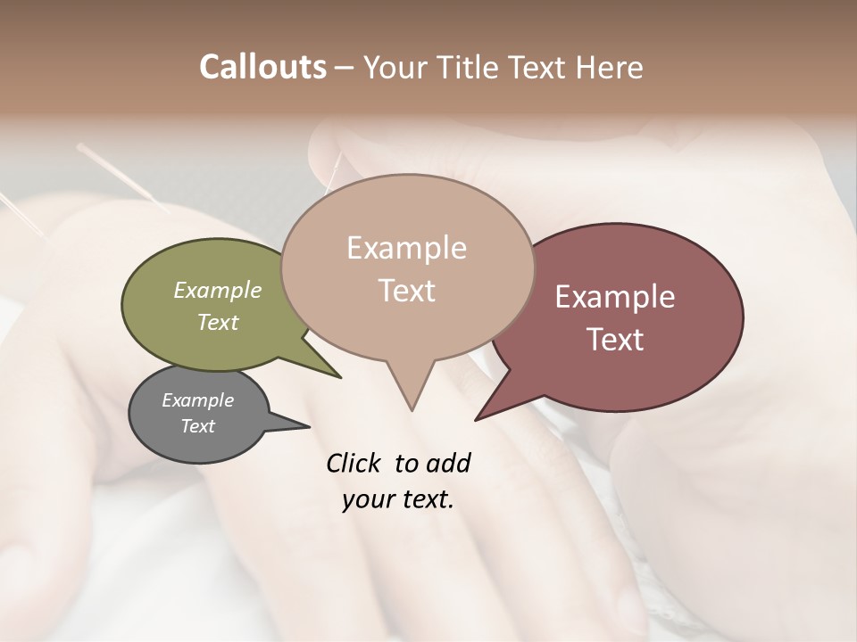 Women Closed Shu PowerPoint Template