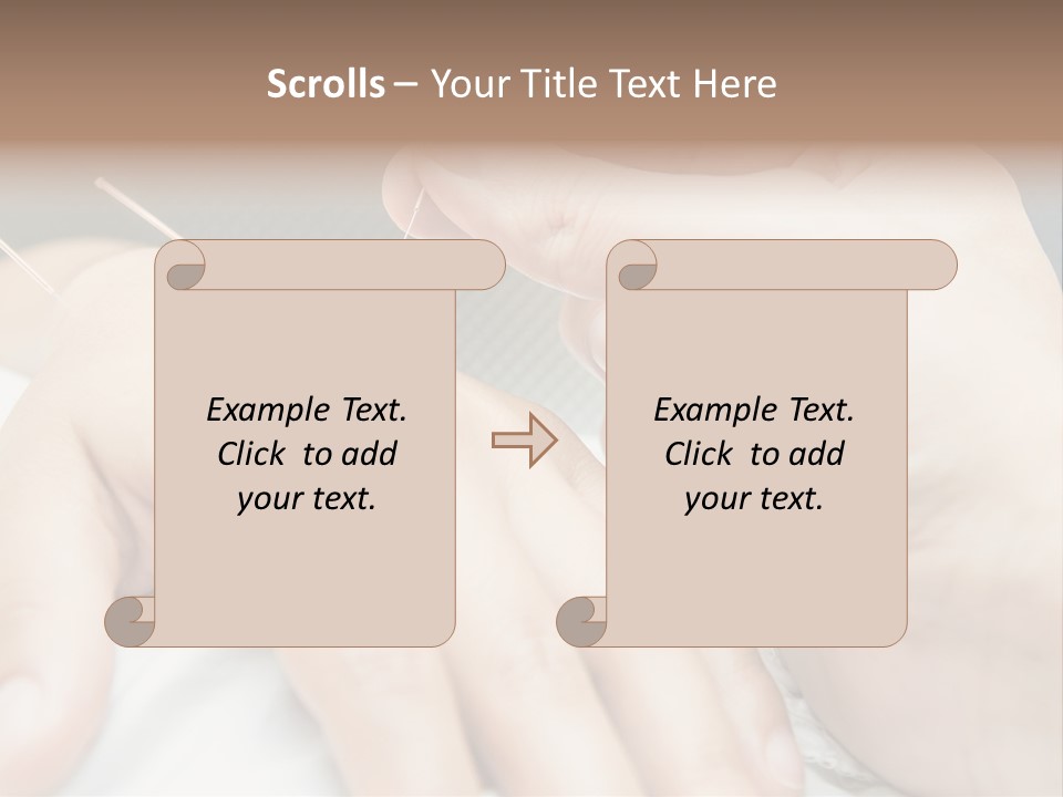 Women Closed Shu PowerPoint Template