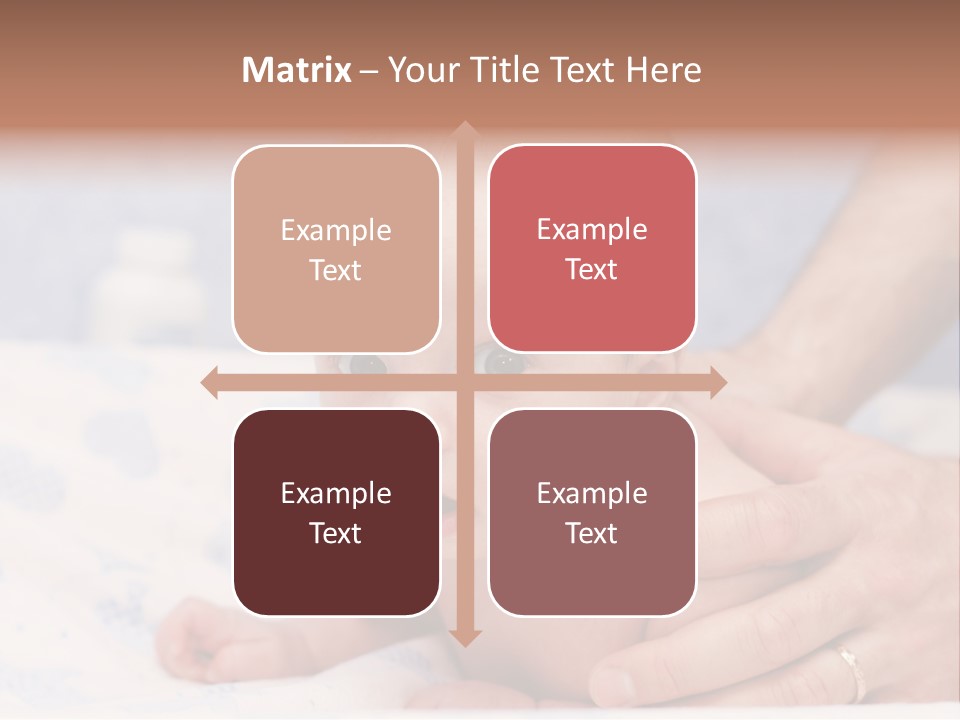 Back Hands Innocence PowerPoint Template