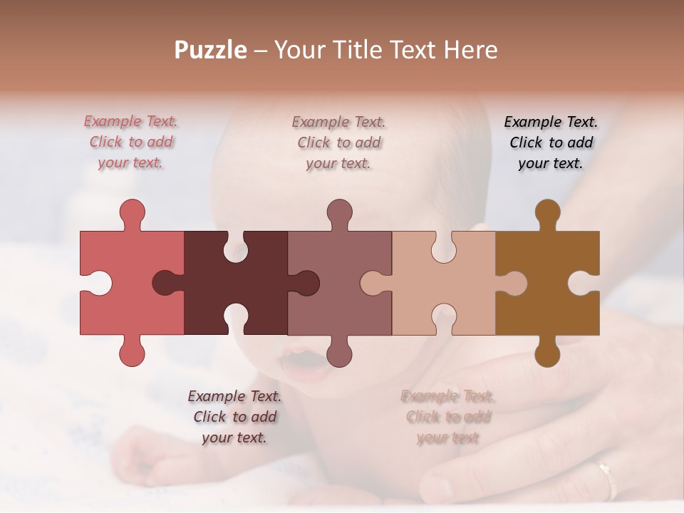 Back Hands Innocence PowerPoint Template