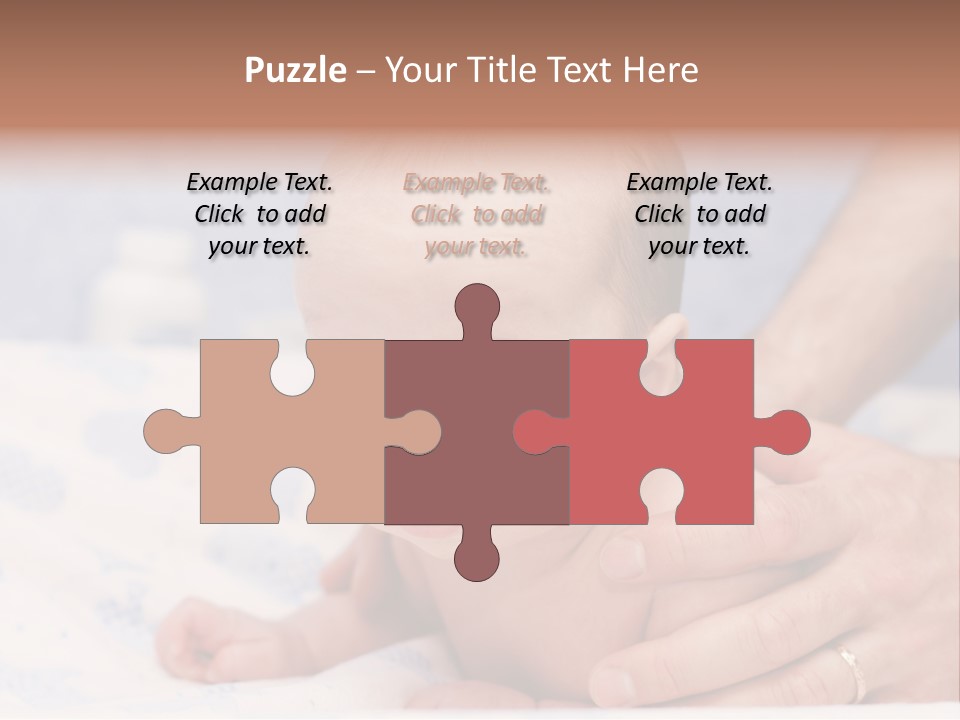 Back Hands Innocence PowerPoint Template