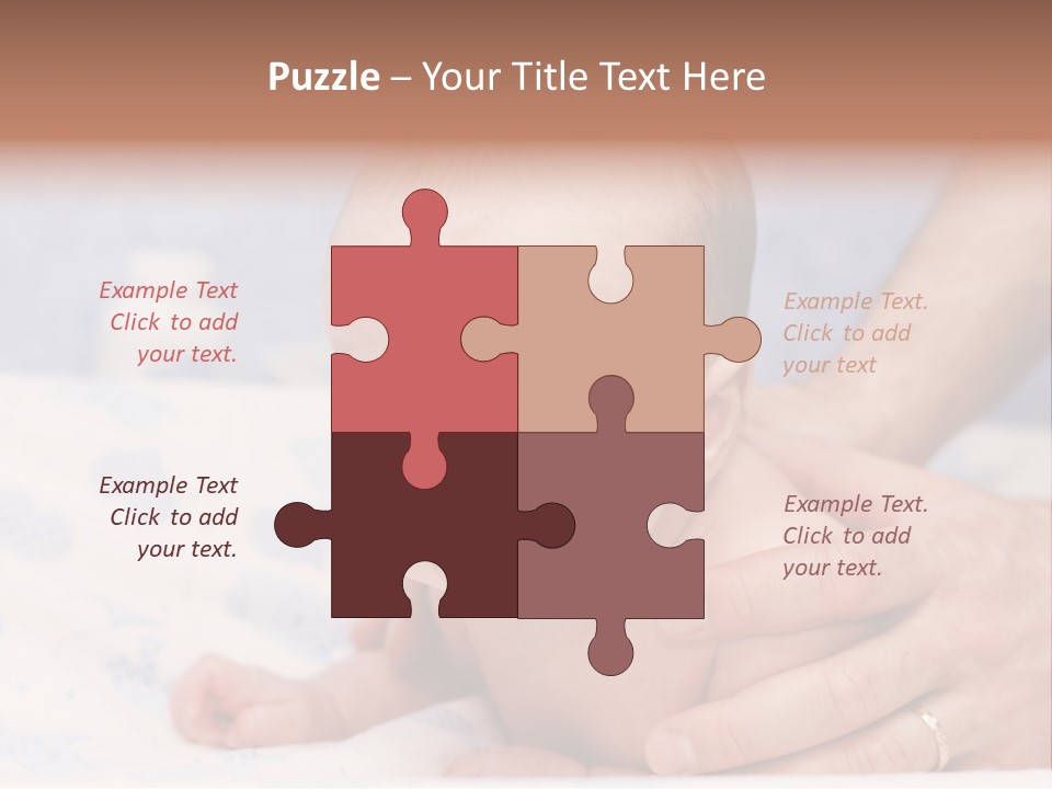 Back Hands Innocence PowerPoint Template