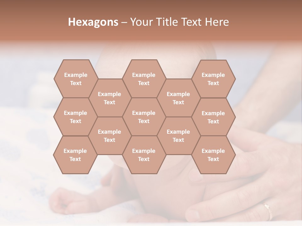 Back Hands Innocence PowerPoint Template