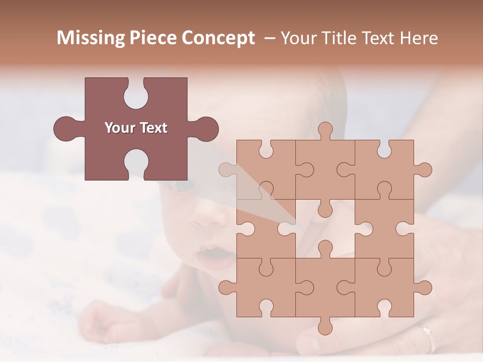 Back Hands Innocence PowerPoint Template