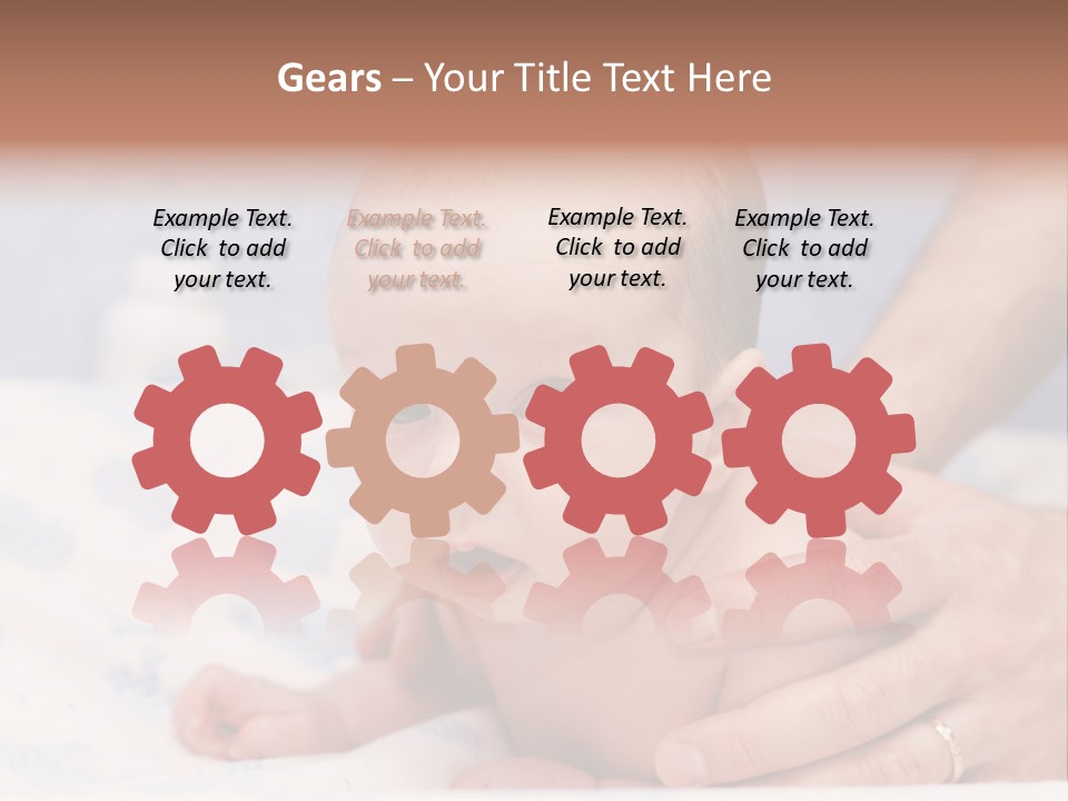 Back Hands Innocence PowerPoint Template