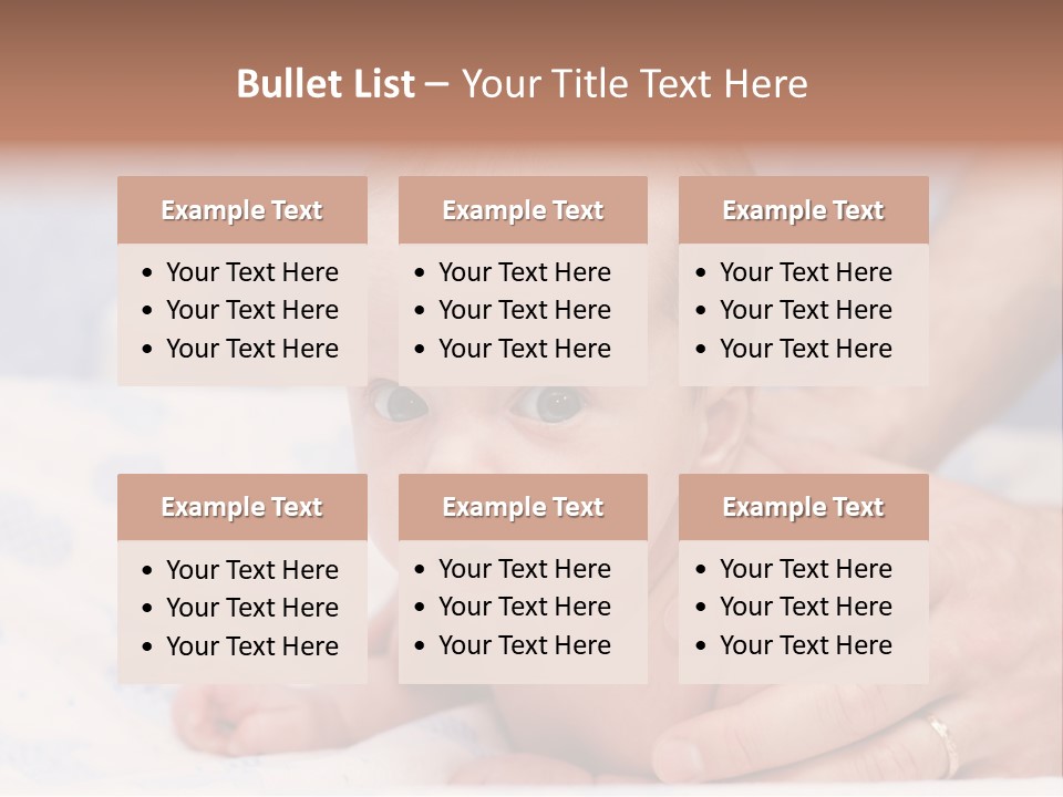 Back Hands Innocence PowerPoint Template